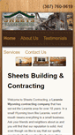 Mobile Screenshot of laramiecontractor.com